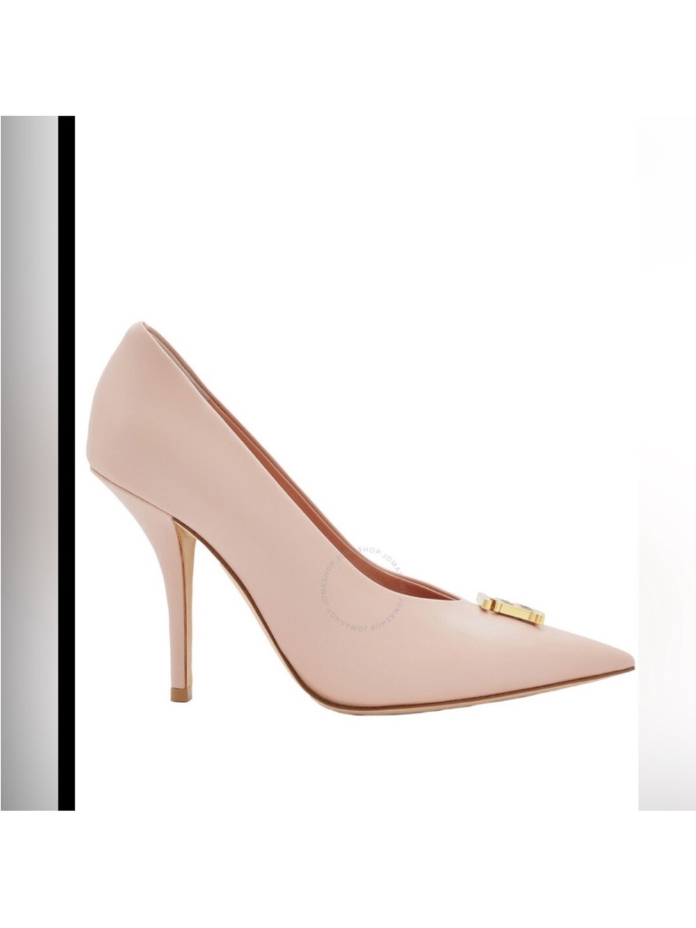 Burberry Ezra 100 Monogram Motif Leather Heels
